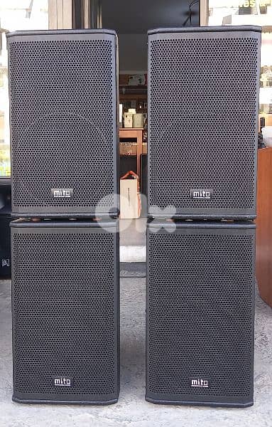 4 speaker 10 inch passive (500w 1) brand mito 0