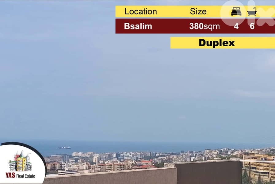 Bsalim 380m2 | Terrace 150m2 | duplex | prime location | 0