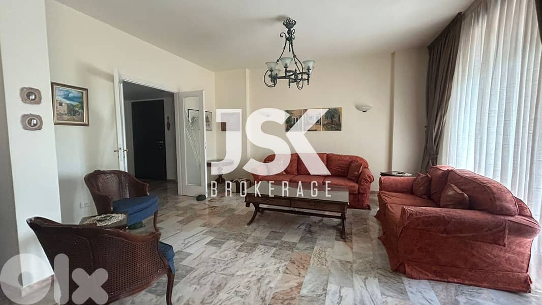 L13338-3-Bedroom Furnished Apartment for Rent in Sioufi, Achrafieh 0