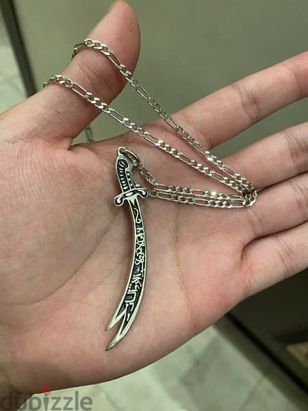 سيف الامام علي فضة 0