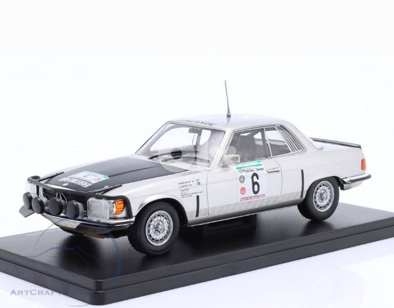 Mercedes 450SLC (Rally Bandama 1979) diecast car model 1:24. 1