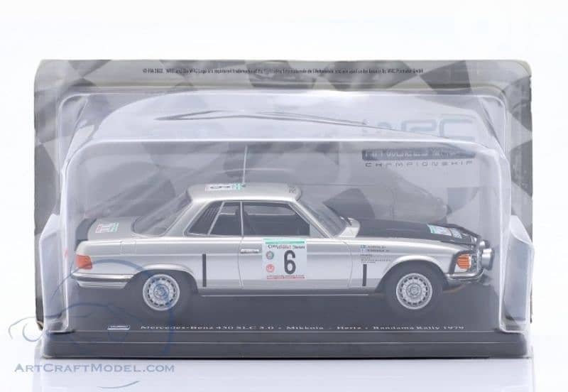 Mercedes 450SLC (Rally Bandama 1979) diecast car model 1:24. 3