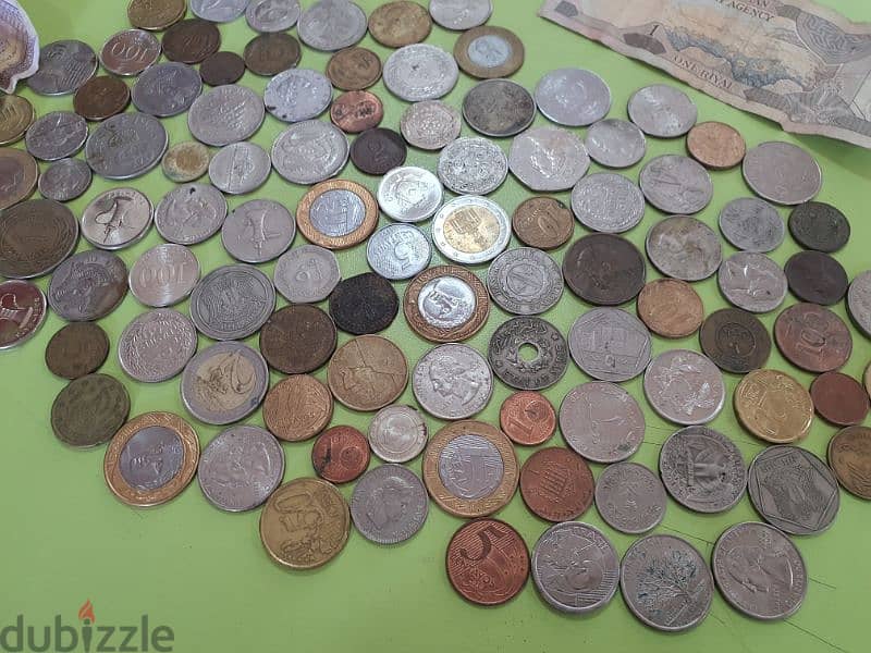 عملات اجنبيه و عربيه قديمه 1