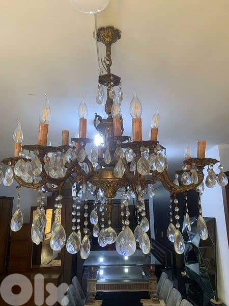 ثريات نحاس عدد 3 0