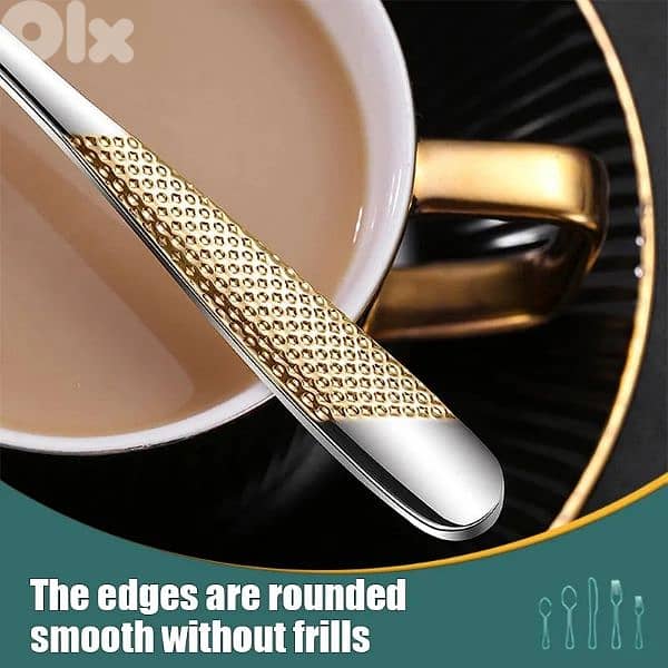 Luxury Stainless Steel Cutleries cutlery ss304 knife / spoon / fork 5