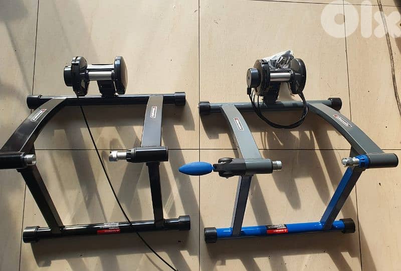 Bike home trainer with 8 speed shifter Made in Germany 0