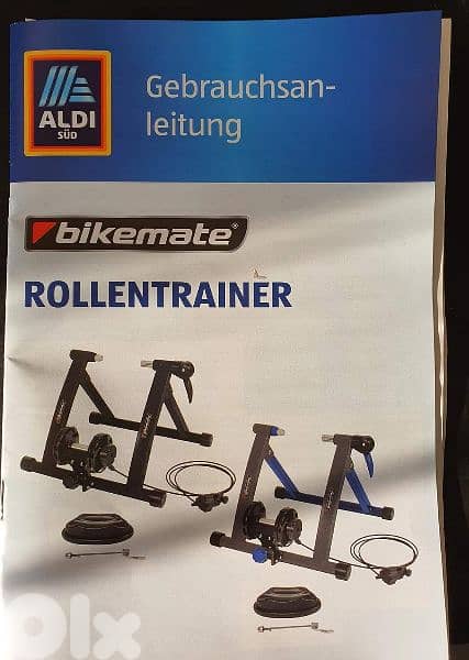 Bike home trainer with 8 speed shifter Made in Germany 2