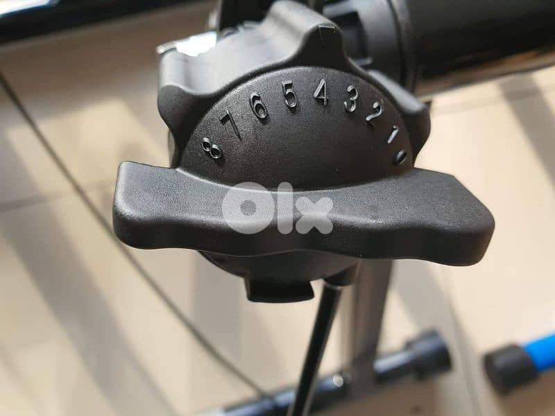 Bike home trainer with 8 speed shifter Made in Germany 3