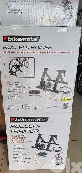 Bike home trainer with 8 speed shifter Made in Germany 4