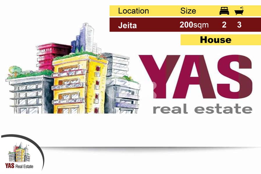 Jeita House 200m2 | 800m2 Land | Sea View | Standalone | 0