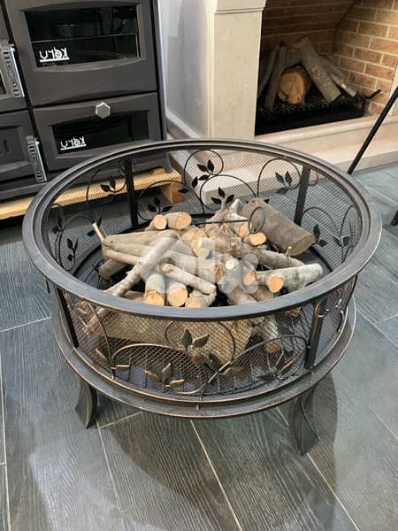 vida xl fire pit 0