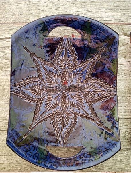 Christmas spirit glass trays 2