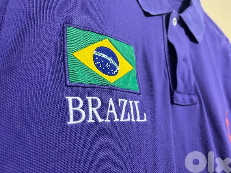Ralph Lauren Brasil limited edition original verifried polo shirt 20 1