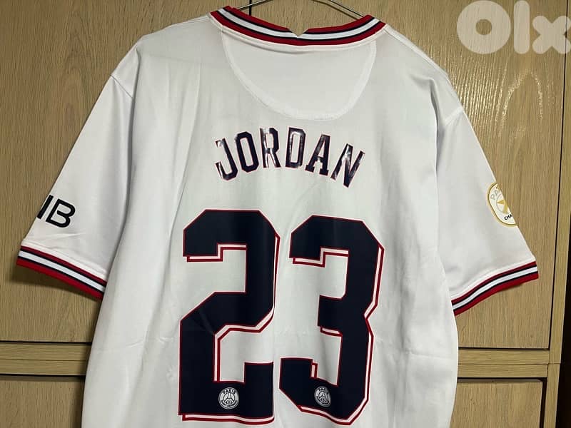 PSG air jordan 23 special edition ligue 1 jersey 0