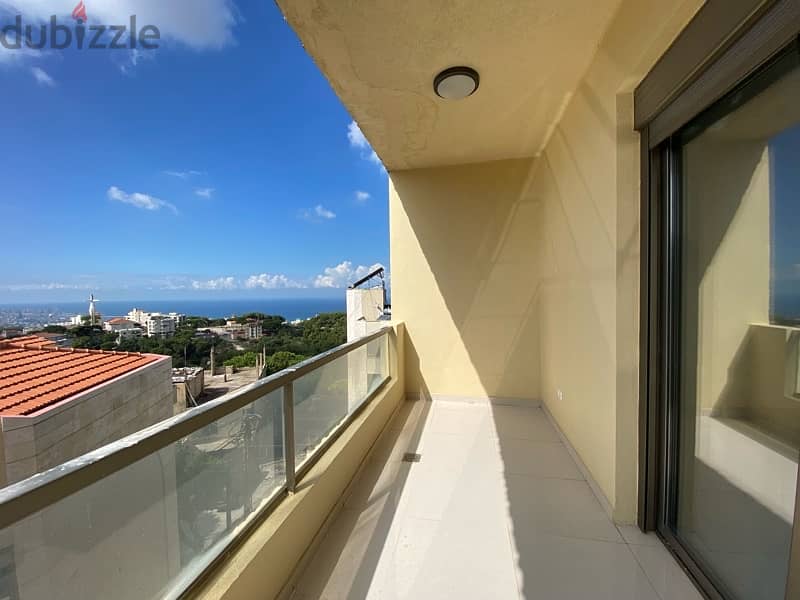 A 3 bedroom apartment for rent in Bsalim with views. 0