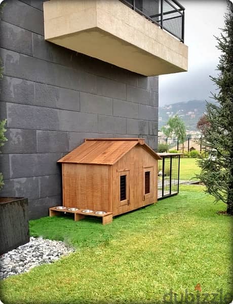 2 in 1  Double House  for 2 Big Dogs 16