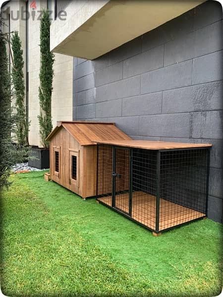 2 in 1  Double House  for 2 Big Dogs 17