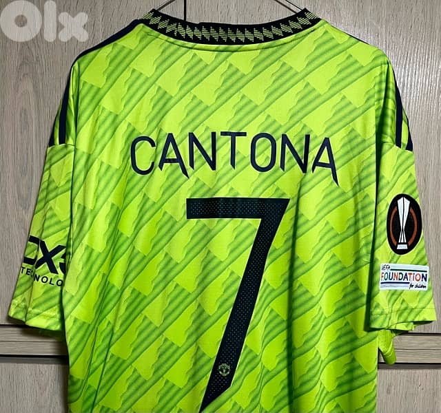 Manchester United 2022 away adidas kit cantona 7  for ten dollars 0