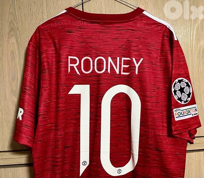 Manchester United rooney 10 20/21 limited edition home adidas shirt 0