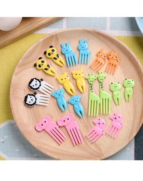 Cat and animals fruit forks and cocktail piques 5