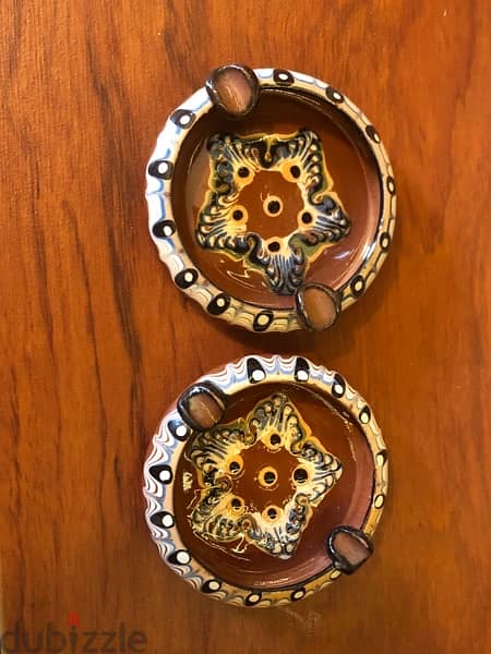 antiques: plate, ashtrays and teapot 2