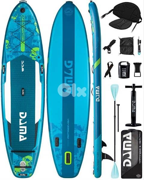 DAMA Navigation Pro SUP and Kayak for fishing extra wide paddle board 4