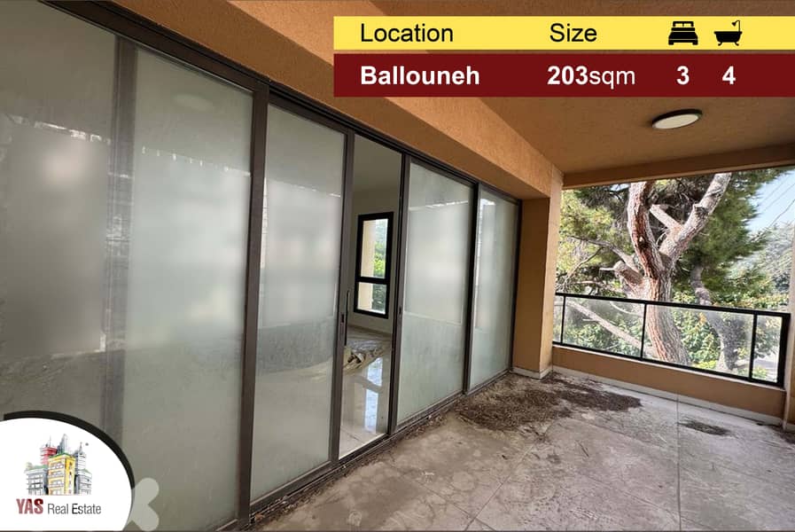 Ballouneh 203m2 | Brand New | Super Luxurious | Prime Location | MY | 0