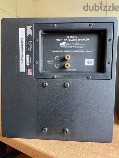 M&K sound loudspeakers system THX certified studio