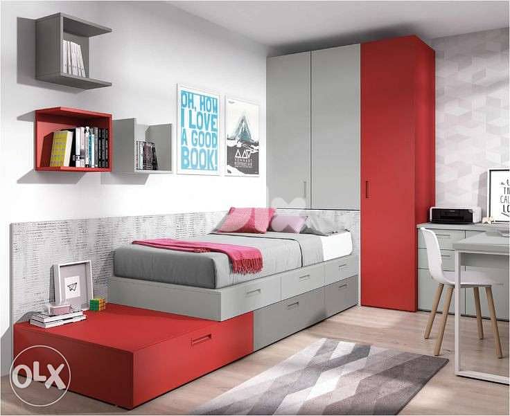 Kids bedroom plus desk 0