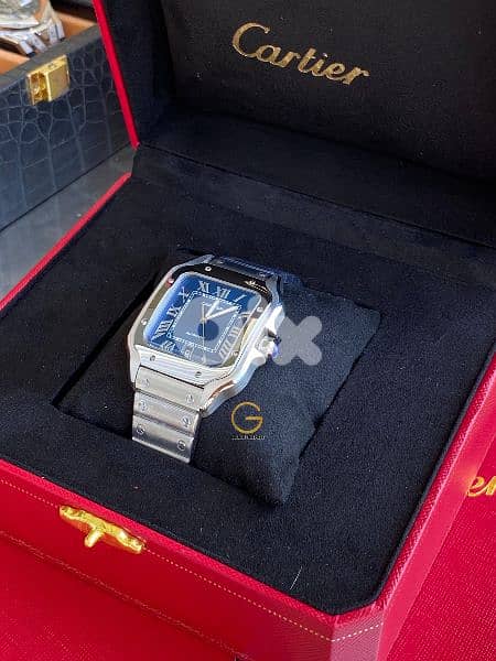 Cartier Santos Blue Swiss Superclone 1.1 0