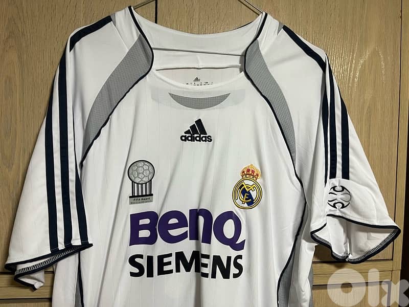 Real Madrid Home 2006  beckham 23 limited edition adidas shirt 1