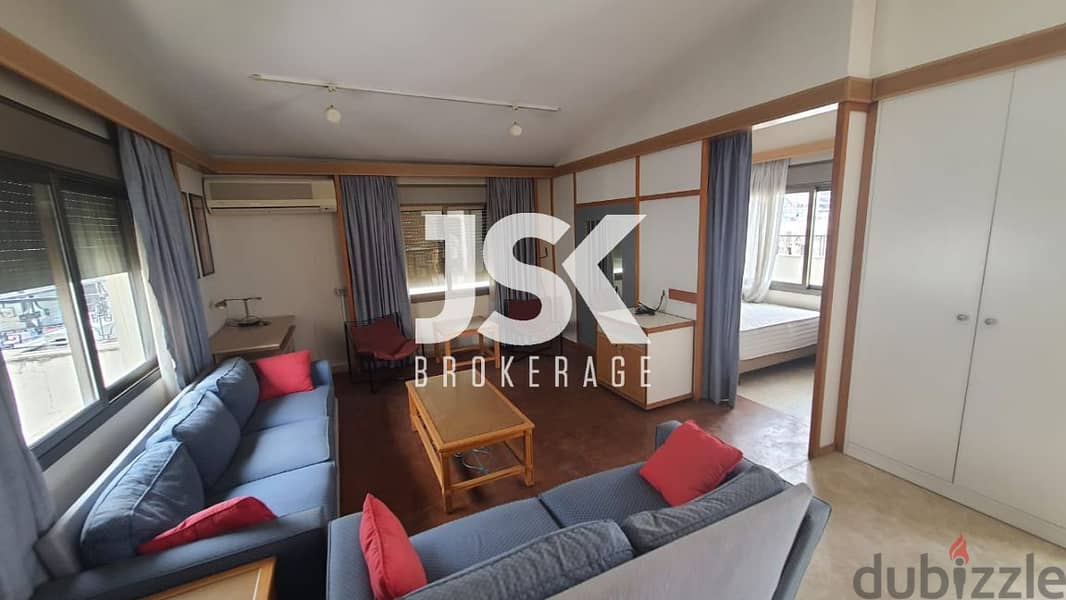 L13512-Semi-Furnished One Bedroom Apartment for Sale In Mansourieh 0