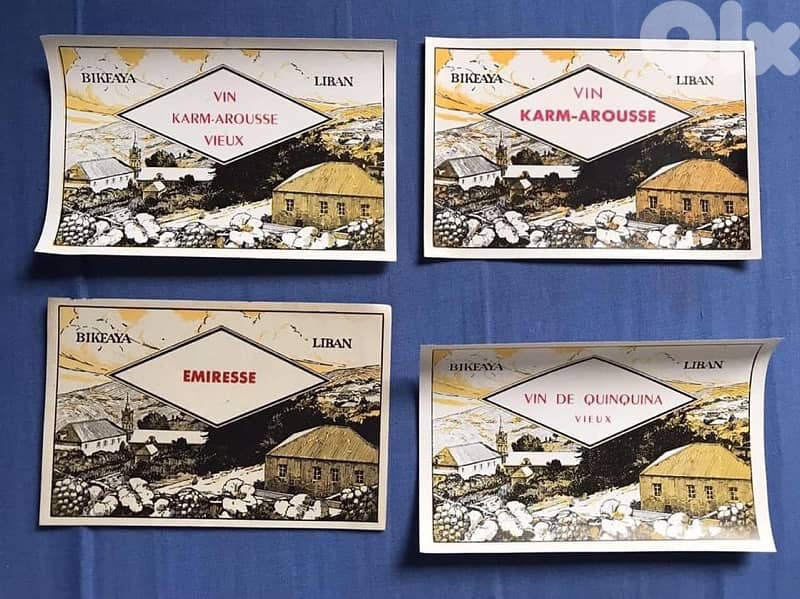 Vintage Collection of wine labels 1