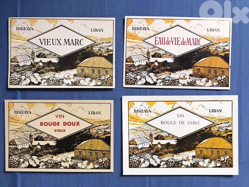Vintage Collection of wine labels 2