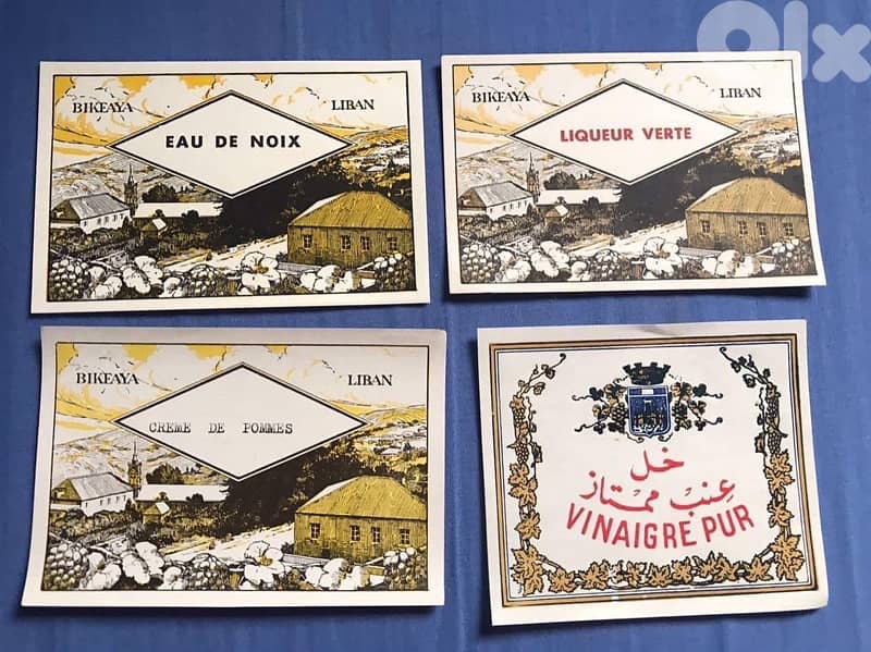 Vintage Collection of wine labels 4