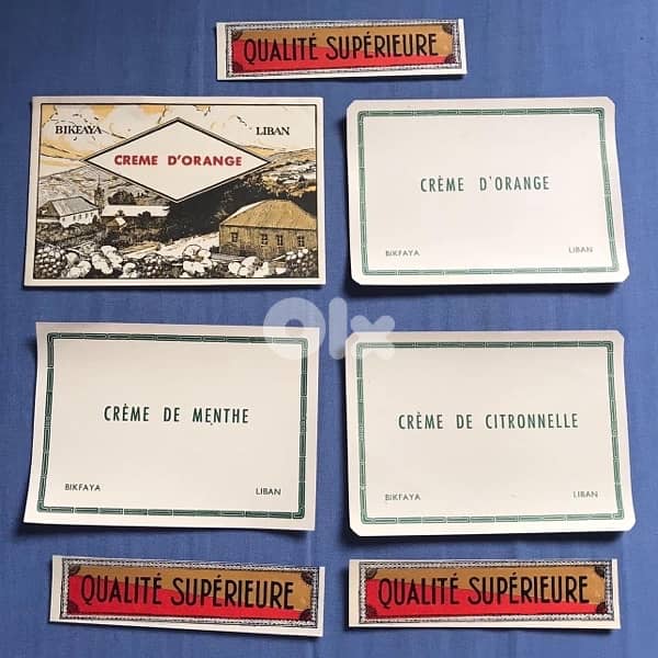 Vintage Collection of wine labels 5