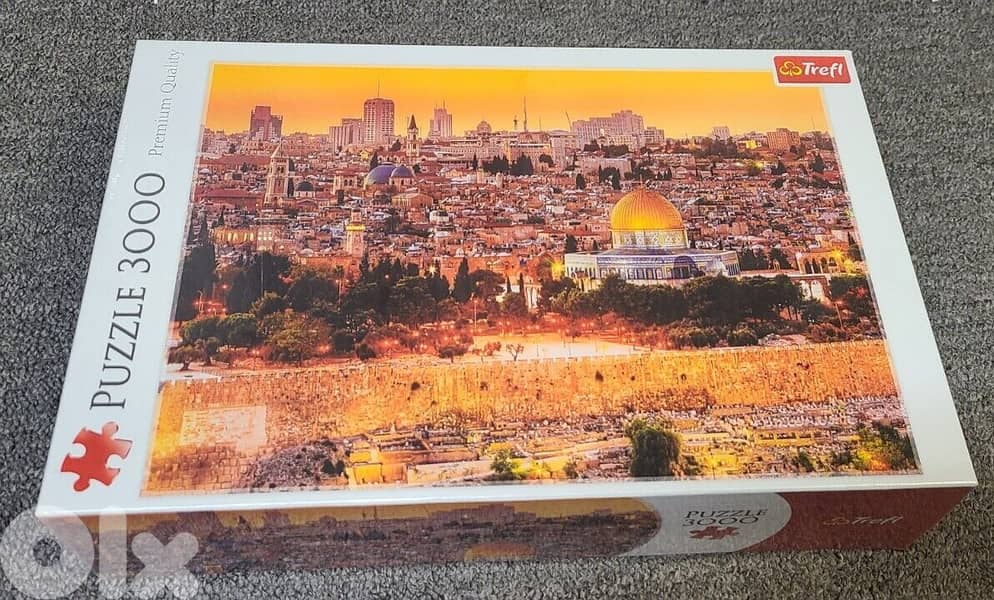 Trefl puzzle 3000 pcs "the roof of Jerusalem" used 116*85cm 0