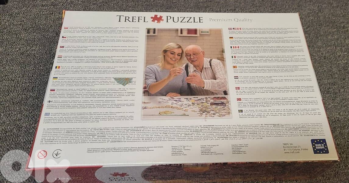 Trefl puzzle 3000 pcs "the roof of Jerusalem" used 116*85cm 1