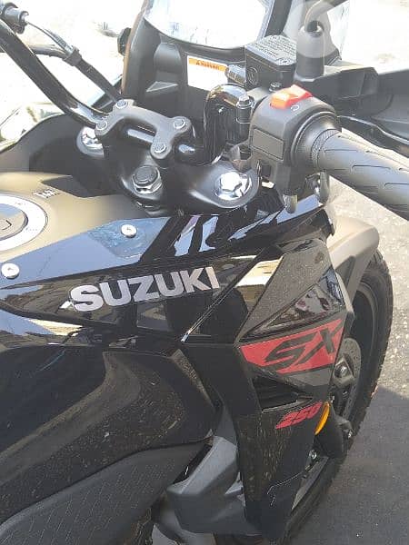 Suzuki v-strom 250sx 2024 abs full led dealer warranty free delivery 3