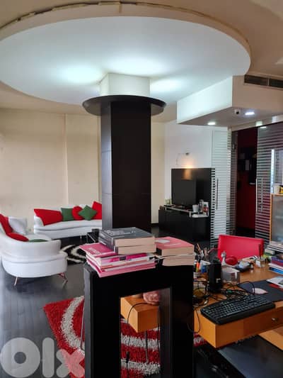 Furnished Office with sea view For Rent In Zalkaمكتب مفروش مطل