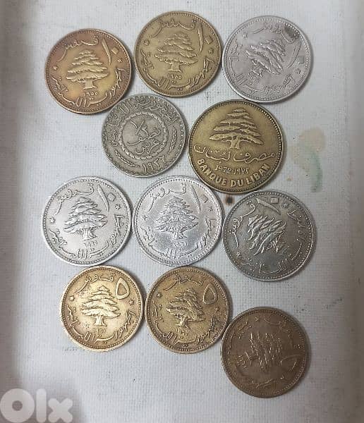 old lebanese coins 0