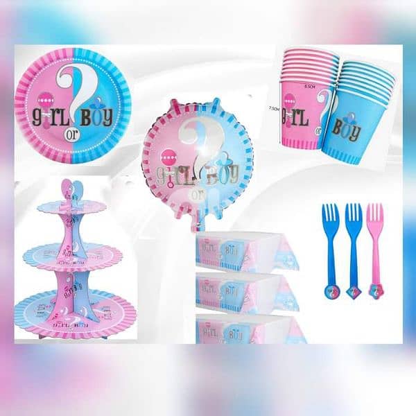 gender reveal party supplies 4