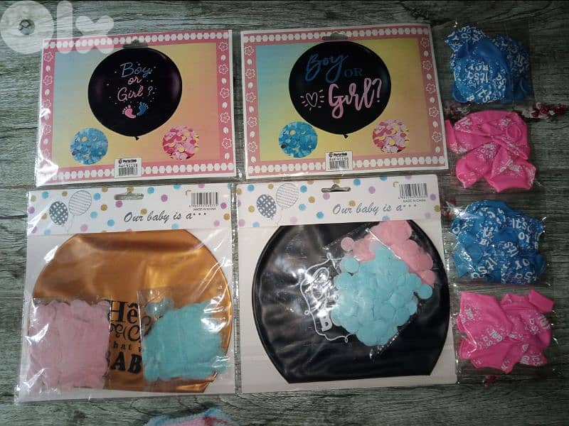 gender reveal party supplies 16