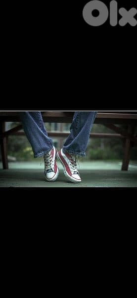 original vintage converse size 43 men worn twice 0