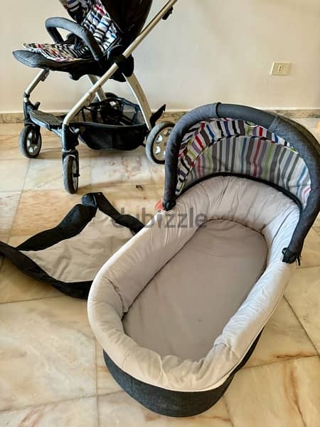 pram stroller baby chair and basinet set 2