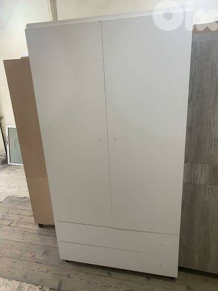 خزانة مقطعة درفتين عرض 100 0