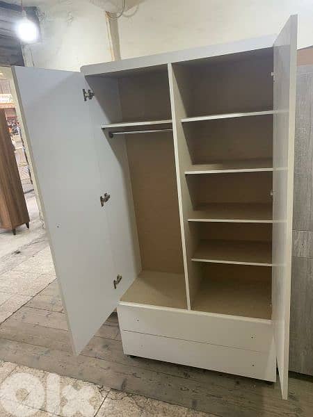 خزانة مقطعة درفتين عرض 100 1