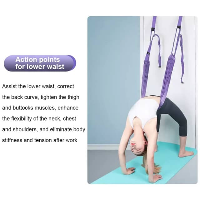 Aerial Yoga Resistance Rope with Door Anchors 3