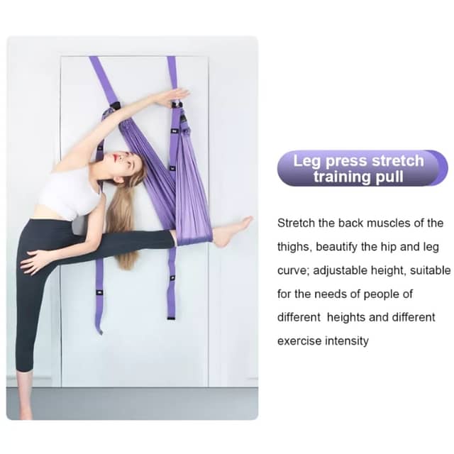 Aerial Yoga Resistance Rope with Door Anchors 8