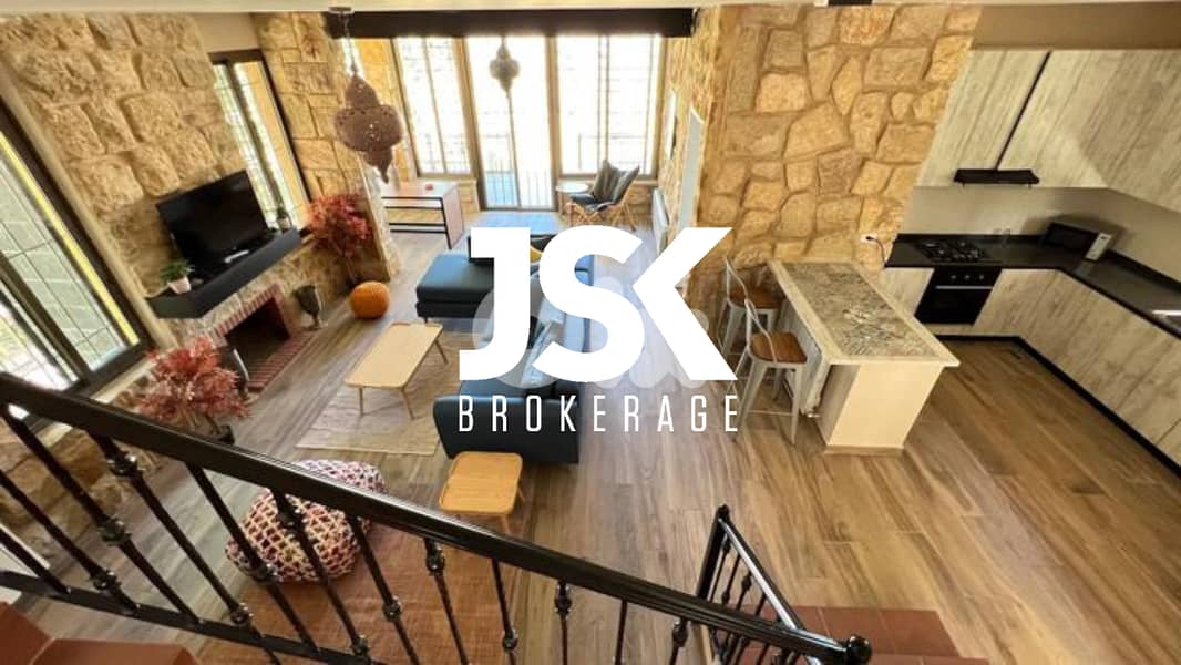 L13554-Furnished Villa With A Garden for Sale In Laqlouq 0